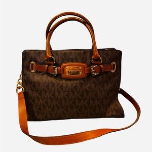 🆕 NWOT Michael Kors Hamilton Large Signature East West Tote - Large